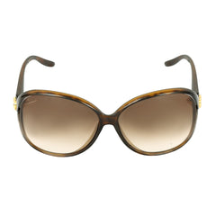 GUCCI OVERSIZED TORTOISESHELL SUNGLASSES 