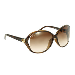 GUCCI OVERSIZED TORTOISESHELL SUNGLASSES 