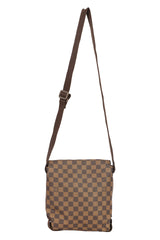 LOUIS VUITTON BROOKLYN MM DAMIER EBENE COATED SHOULDER BAG