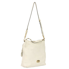 MICHAEL KORS BEDFORD LEATHER HOBO HANDBAG 