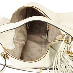 MICHAEL KORS BEDFORD LEATHER HOBO HANDBAG 