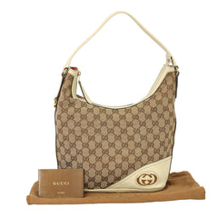 GUCCIMONOGRAM NEW BRITT HOBO BAG 