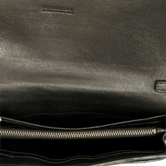 BURBERRY WALLET ON CHAIN TARTAN GREY BAG