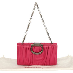 SALVATORE FERRAGAMO EMBLEM HANDLE SHOULDER BAG