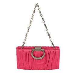 SALVATORE FERRAGAMO EMBLEM HANDLE SHOULDER BAG