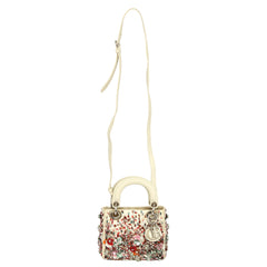 CHRISTIAN DIOR SATIN SEQUIN AND BEAD EMBELLISHMENTS