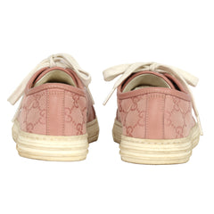 GUCCI EU 36 GG CANVAS MONOGRAM LOW-TOP SNEAKERS