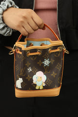 LOUIS VUITTON MONOGRAM VIVIENNE HOLIDAY NANO NOE SHOULDER BAG