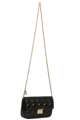CHRISTIAN DIOR CANNAGE PATENT LEATHER MISS DIOR BAG