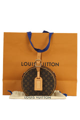 LOUIS VUITTON CANVAS PETITE BOITE CHAPEAU HANDBAG