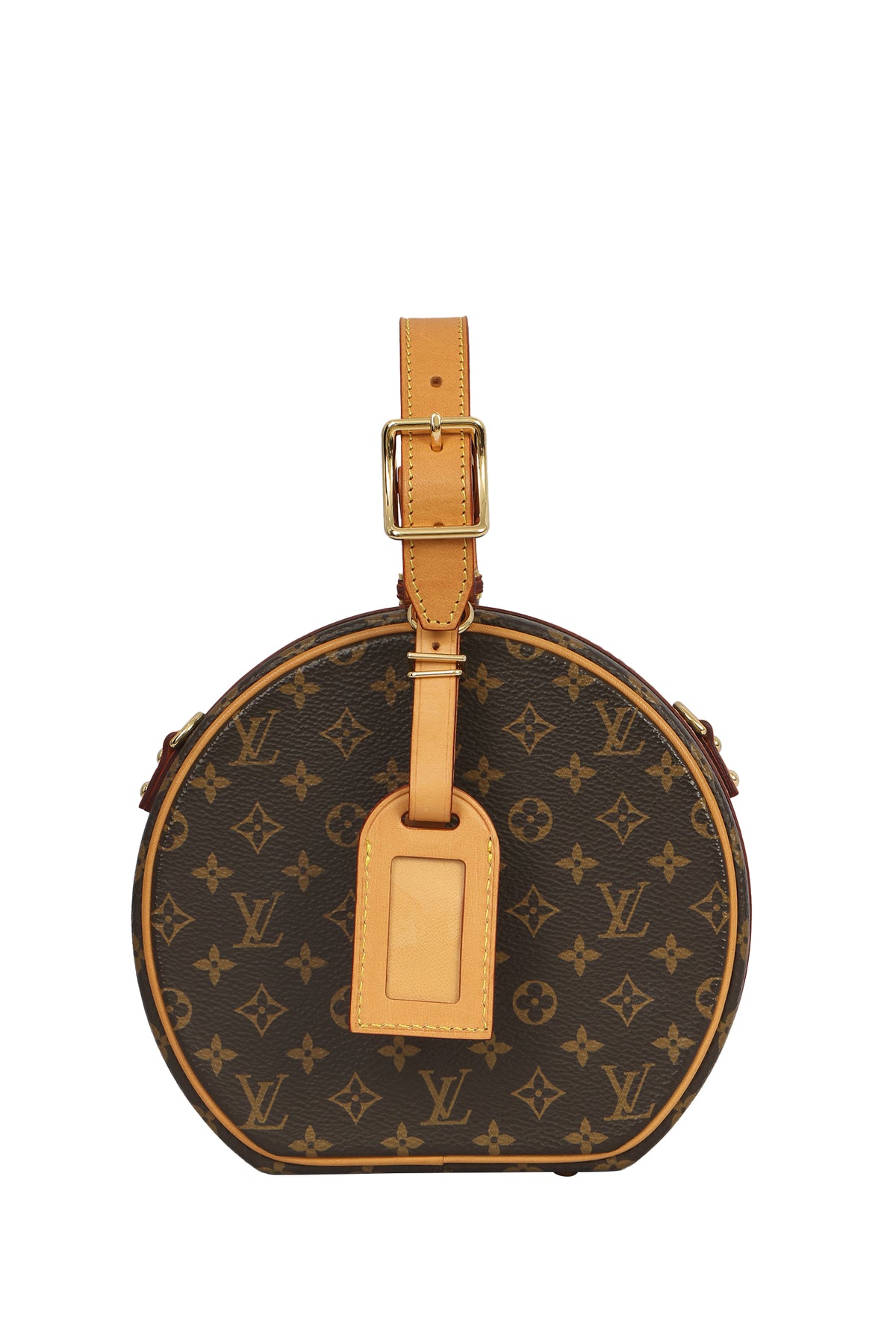 LOUIS VUITTON CANVAS PETITE BOITE CHAPEAU HANDBAG