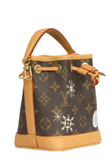 LOUIS VUITTON MONOGRAM VIVIENNE HOLIDAY NANO NOE SHOULDER BAG