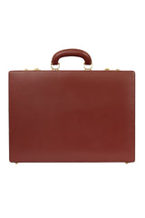 CARTIER MUST DE BURGUNDY LEATHER ATTACHE CASE