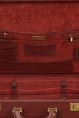 CARTIER MUST DE BURGUNDY LEATHER ATTACHE CASE