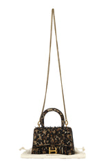 BALENCIAGA HOURGLASS BEADED TOP-HANDLE HANDBAG