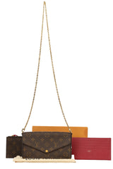 LOUIS VUITTON POCHETTE FELICIE MONOGRAM HANDBAG