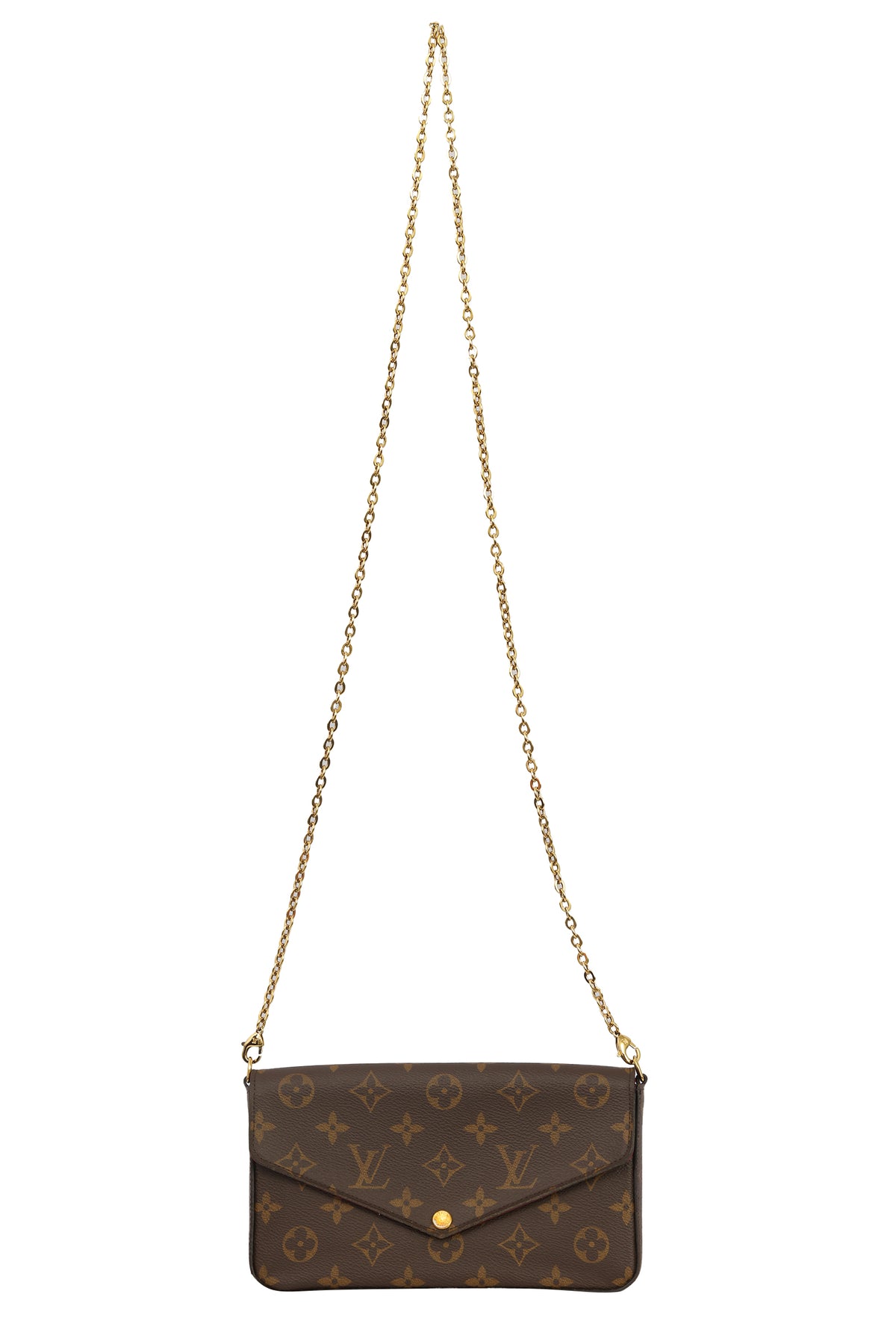 LOUIS VUITTON POCHETTE FELICIE MONOGRAM HANDBAG