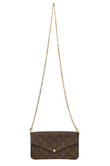 LOUIS VUITTON POCHETTE FELICIE MONOGRAM HANDBAG