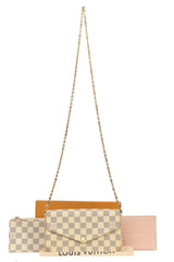 LOUIS VUITTON DAMIER AZUR FELICIE POCHETTE