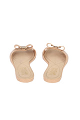 SALVATORE FERRAGAMO SIZE EU:37.5 VARA BOW FLATS