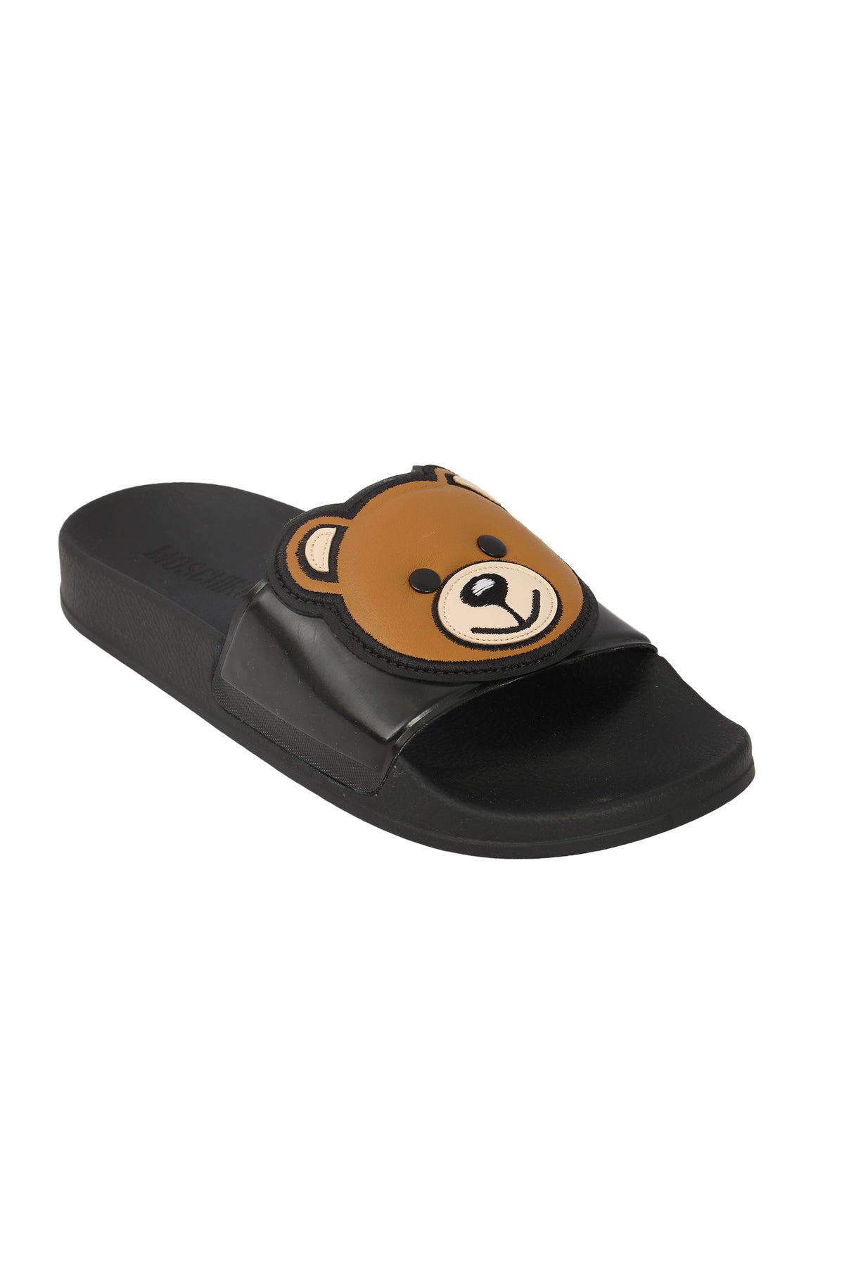MOSCHINO SIZE EU:39 TEDDY BEAR-MOTIF SLIDES