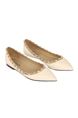 VALENTINIO GARAVANI SIZE EU: 38 STUDDED FLATS