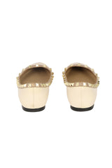 VALENTINIO GARAVANI SIZE EU: 38 STUDDED FLATS