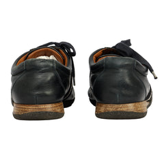 BALLY EU 41 FRANCISCA CALFSKIN STRIE MOTIF SNEAKERS