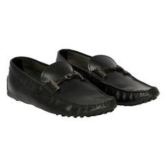 TODS EU 39.5 / 6 DOPPIA T CITY SIGNATURE LOGO LOAFERS