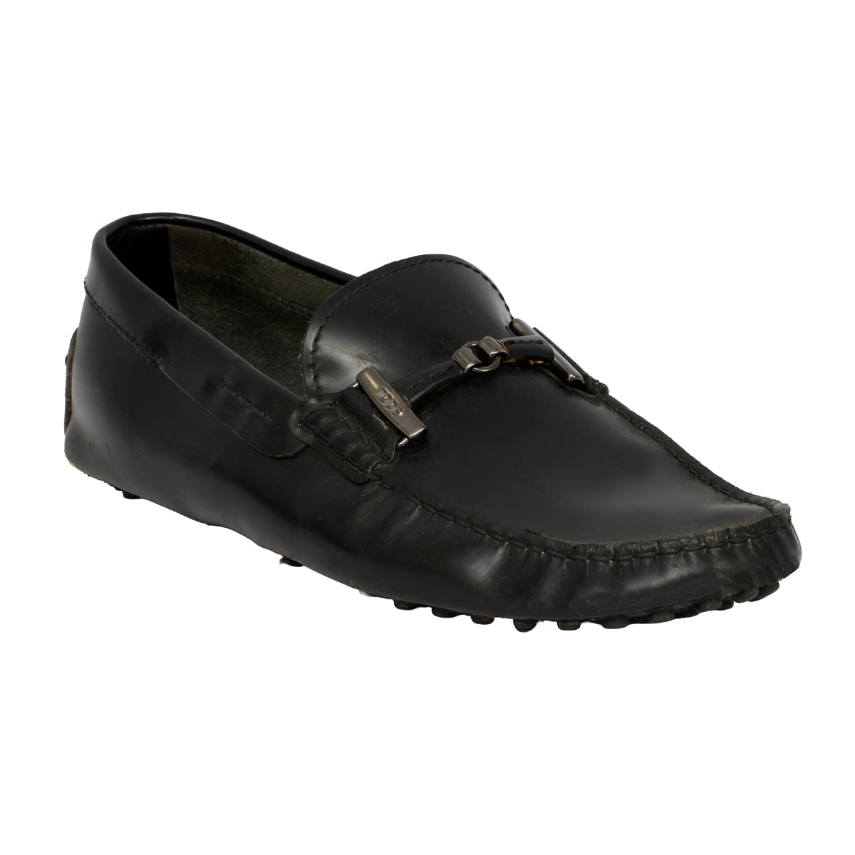 TODS EU 39.5 / 6 DOPPIA T CITY SIGNATURE LOGO LOAFERS