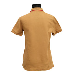 BURBERRY SIZE XS MONOGRAM MOTIF SIGNATURE TB POLO T-SHIRT