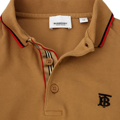 BURBERRY SIZE XS MONOGRAM MOTIF SIGNATURE TB POLO T-SHIRT