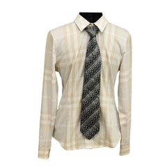 MISSONI ICONIC GREY ZIZ ZAG CHEVRON PATTERN NECKTIE