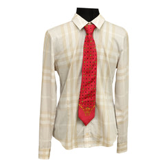VERSACE MEDUSA HEADS INTRICATE GEOMETRIC DESIGN NECKTIE
