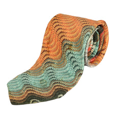 MISSONI ICONIC ZIZ ZAG PATTERN NECKTIE