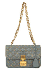 CHRISTIAN DIOR LAMBSKIN CANNAGE STUDDED DIOR ADDICT 