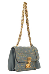 CHRISTIAN DIOR LAMBSKIN CANNAGE STUDDED DIOR ADDICT 