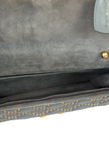 CHRISTIAN DIOR LAMBSKIN CANNAGE STUDDED DIOR ADDICT 