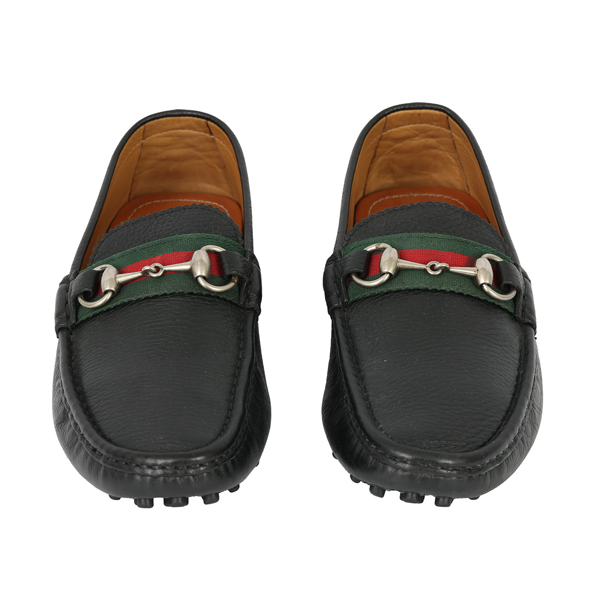 GUCCI SIZE: EU 40/ UK 6G WEB STRIPE HORSEBIT LOAFERS 