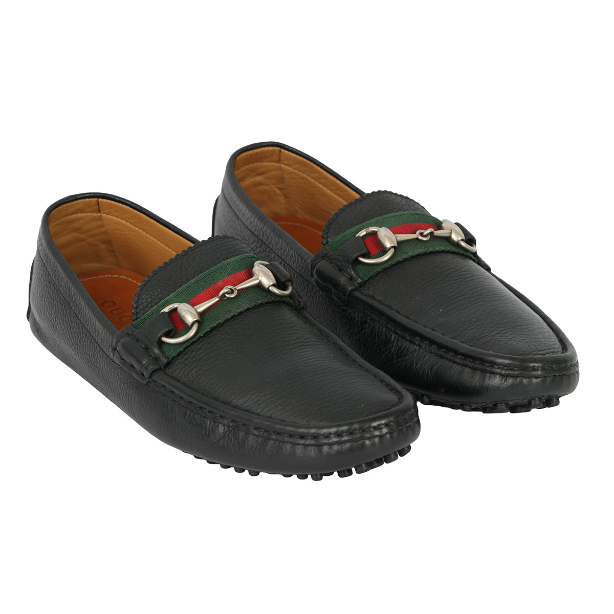 GUCCI SIZE: EU 40/ UK 6G WEB STRIPE HORSEBIT LOAFERS 