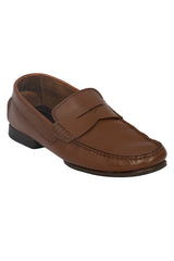 TOM FORD SIZE 7/ EU: 41.5 LEATHER PENNY LOAFERS 