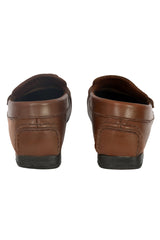 TOM FORD SIZE 7/ EU: 41.5 LEATHER PENNY LOAFERS 