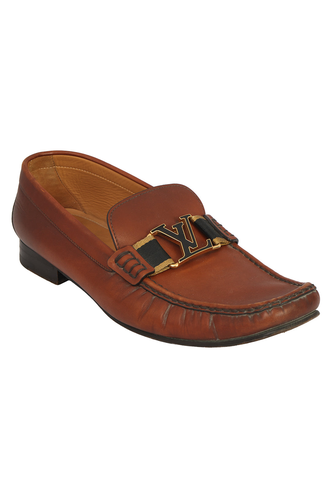 LOUIS VUITTON SIZE 10 /EU : 44.5 MONTE CARLO MOCCASINS 