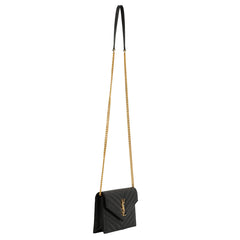 YVES SAINT LAURENT CASSANDRE ENVELOPE WALLET ON CHAIN HANDBAG 