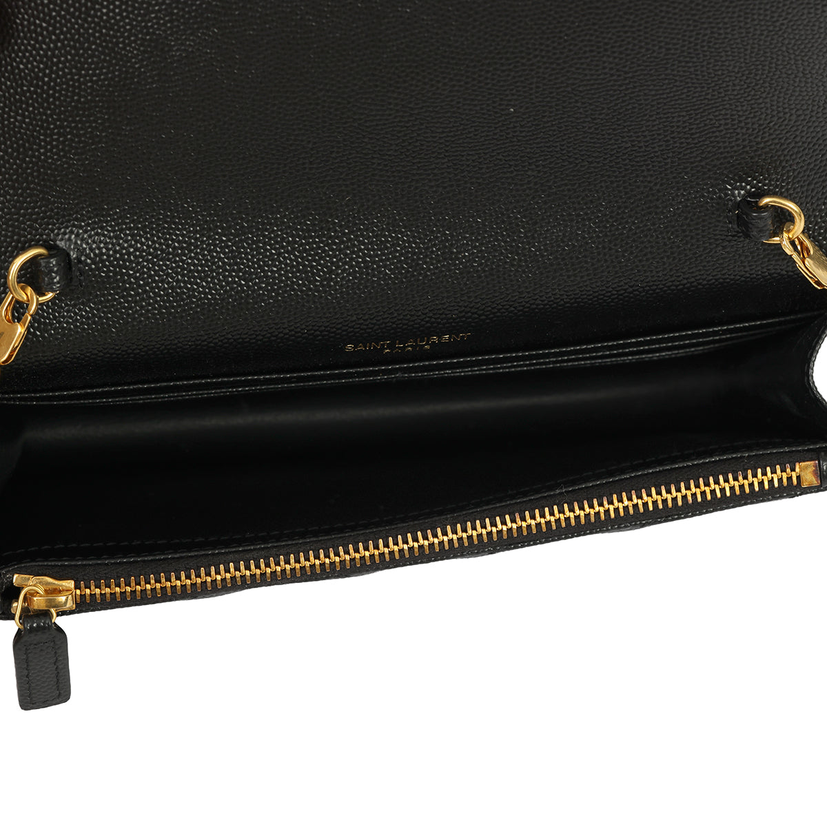 YVES SAINT LAURENT CASSANDRE ENVELOPE WALLET ON CHAIN HANDBAG 
