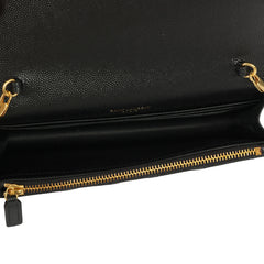 YVES SAINT LAURENT CASSANDRE ENVELOPE WALLET ON CHAIN HANDBAG 