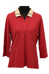 Burberry Size : XLRed Polo T Shirt 