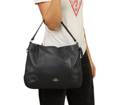 COACH ISABELLE PEBBLE LEATHER HOBO BAG 