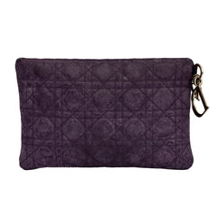 CHRISTIAN DIOR PANAREA CANNAGE ZIP POUCH