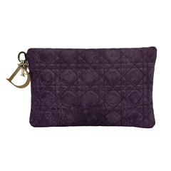 CHRISTIAN DIOR PANAREA CANNAGE ZIP POUCH